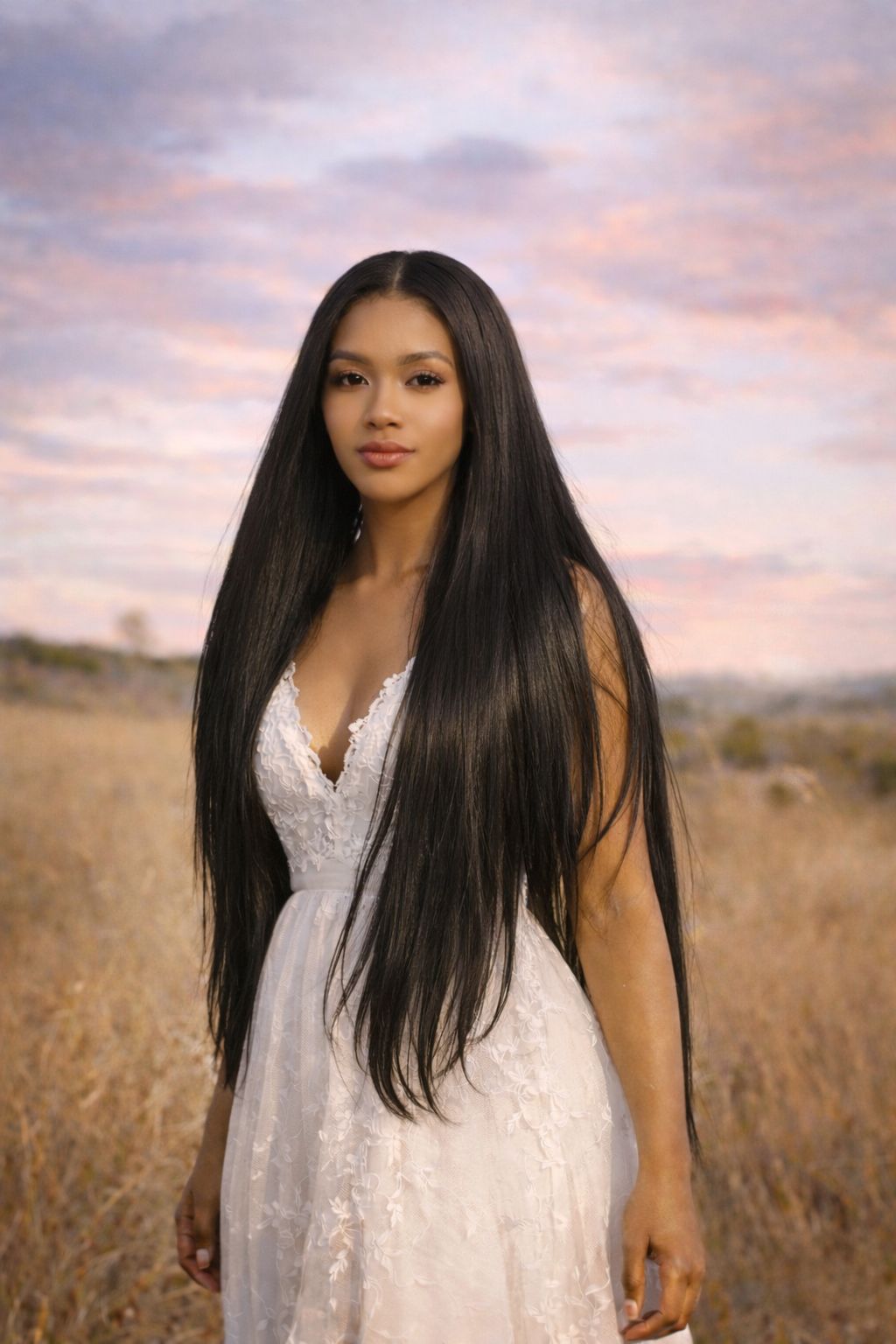 40" Long Luxurious Wig | 13x4 Swiss HD Lace, 300% Density