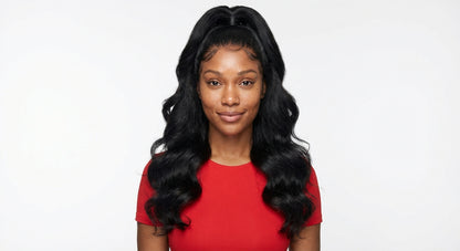 Kinky Straight Wig | Yaki Texture, Pre-Plucked Hairline